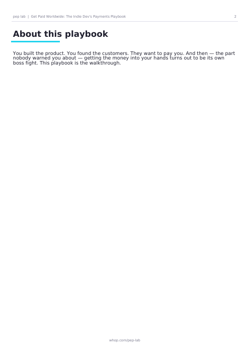 Get Paid Worldwide PDF page 2 preview