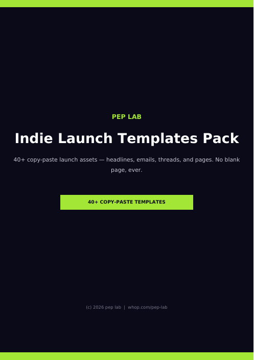 Launch Templates Pack PDF page 1 preview